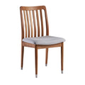 Elegant Wooden Dining Chair with Upholstered Cushion
