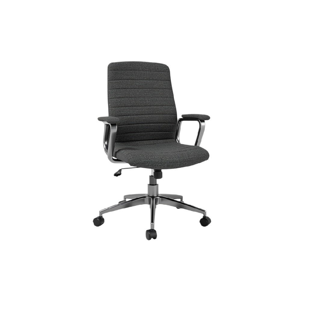 "Modern Ergonomic Office Chair with Adjustable Armrests"